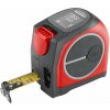 Fortum 4780275 | Meter zvinovací s laserovým meračom vzdialenosti 2v1 pásmo 5 m x 19 mm, laserový merač 13 cm - 40 m, 280 g