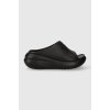 Šľapky Crocs Classic Crush Slide dámske, čierna farba, na platforme, 207670