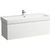 Kúpeľňová skrinka pod umývadlo Laufen PRO S 116x39,5x45 cm biela mat H4835610964631