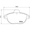 Sada brzdových platničiek kotúčovej brzdy BREMBO P 61 055