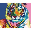 zuty Maľovanie podľa čísel - Tiger, 100x80 cm, bez rámu a bez vypnutia plátna (8596530027744)