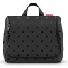 Reisenthel Toaletná taška Reisenthel Toiletbag XL glossy dots black