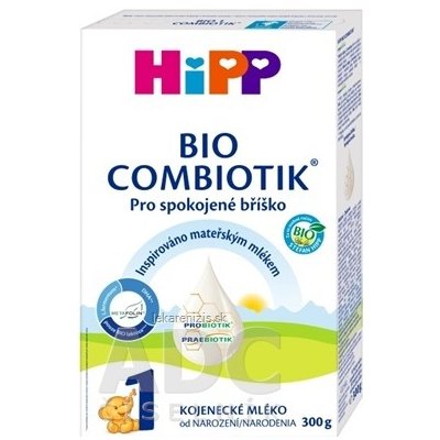 HiPP 1 BIO COMBIOTIK počiatočná mliečna dojčenská výživa 300 g