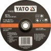 YATO - Brúsny kotúč vypuklý na kov 125 x 22 x 8mm YT-6126