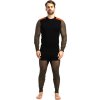 ACLIMA Hiking Crew Neck shirt, Man Jet Black/Tarmac/Gold Flame - L