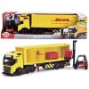 Dickie DHL nákladné auto Volvo FH 16 s vysokozdvižným vozíkom 35 cm