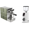 Stone Espresso Mine Green + Eureka Atom W 75, white