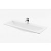 Umývadlo Ravak Clear 100x38 cm otvor pre batériu, bez prepadu CLEARUM100