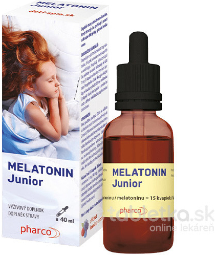 Pharco Melatonin Junior kvapky, príchuť lesného ovocia 40 ml