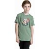 Detské tričko Meatfly Dino olivová 158