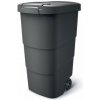PROSPERPLAST WHEELER antracit s recyklovaným čiernym vekom 110l
