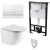 Alca Alcadrain (Alcaplast) Set 5v1 sadromodul AM101/1120 + tlačítko M1710 + izolácia M91 + WC ARCO RIMLESS