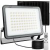Solárne LED halogénové reflektory 300W Záhradná lampa 4000K IP65 PIR senzor pohybu + diaľkové ovládanie FULGOR LUMILED