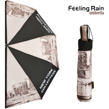 Feeling Rain City New York skladací dáždnik poloautomatický bílo černý od  12,99 € - Heureka.sk