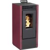 Peletové kachle Interstoves Marina 11 bordeaux 10 kW