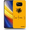 Picasee silikónový čierny obal pre Xiaomi Poco X3 Pro - I am fine