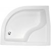 BESCO MAXI, hlboká asymetrická sprchová vanička Rozmer A - 100 cm, Rozmer B - 80 cm, Rozmer C - 24 cm, Spôsob prevedenia - Pravé VANKMAX100P