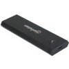 MANHATTAN Paměťový disk Aluminum M.2 NVME SSD Enclosure, Black, Retail Box