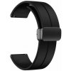 Silikónový remienok Ricardo 20 mm (pre Amazfit Active 2), čierny V2, Quick Release
