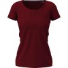 Claire Crew Neck Tričko dámske STEDMAN, červená Bordeaux, XXL