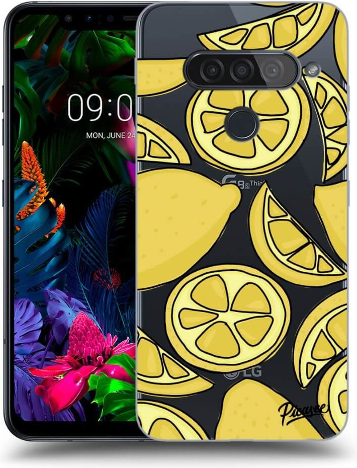 Púzdro Picasee silikónové LG G8s ThinQ - Lemon čiré