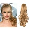 Clip in cop/vrkoč 100% japonský kanekalon 60cm kučeravý - prírodná blond