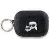 Karl Lagerfeld PU Embossed Karl and Choupette Heads Puzdro na AirPods Pro 2 Black KLAP2PGKCPK