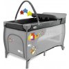 Asalvo Cestovná postieľka Mix Plus s prebaľovacou podložkou Grey