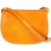 Vera Pelle Kožená crossbody dámska kabelka Enila I Fratelli horčicová žltá