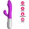 Silikonový vibrátor Female Dual Vibe fialový