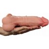 Lovetoy Sliding Skin Dual Layer Dong Whole Testicle
