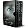 Fifty Shades as Told by Christian Trilogy: Grey, Darker, Freed Box Set (JAMES E L)(Brožovaná)