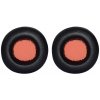 Náhradné náušníky pre slúchadlá Razer Kraken - Čierne s oranžovým vnútrom, kožené