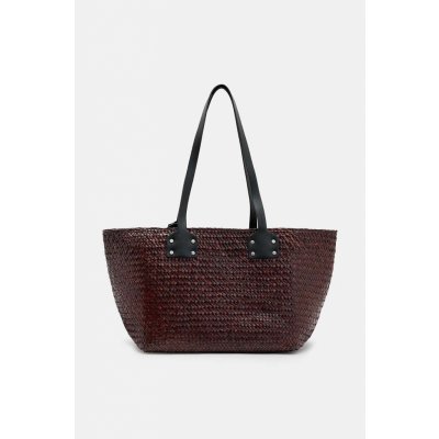 AllSaints kabelka MOSLEY STRAW TOTE žltá WB725Z