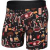 Chladiace boxerky SAXX, DROPTEMP COOLING COTTON BOXER BRIEF FLY mix,čierna XL