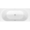Duravit D-NEO akrylátová vaňa 180 x 80 cm odpad v strede, biela 700476000000000