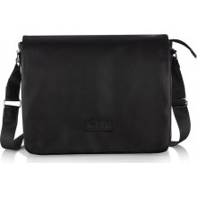Solier kožená pánska taška S11 black