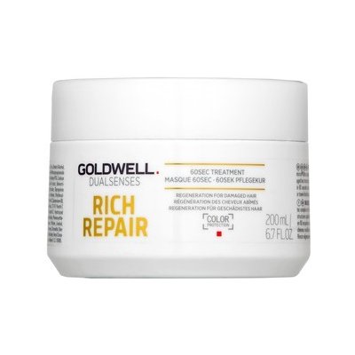 Goldwell Dualsenses Rich Repair 60sec Treatment maska pre suché a poškodené vlasy 200 ml
