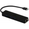 i-tec USB 3.1 USB-C SLIM HUB 3 Port With GLAN C31GL3SLIM