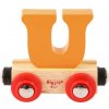 Bigjigs Rail Vagónik drevené vláčikodráhy - Písmeno U