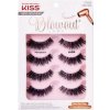 Umelé mihalnice Kiss Blowout Lash Pompadour čierne, 4 páry