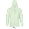SOL´S CONDOR / Unisex mikina s kapucňou - creamy green XXXL