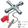 KNIPEX-Werk C. Gustav Putsch KG Univerzálny kľúč na rozvádzače Knipex 00 11 03 - Krížový