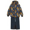 Color Kids Ski Set - AOP -741741.3520-Orange Pop 24/25 overal - Velikost 110