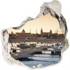 Díra 3D ve zdi nálepka Szczecin poľsko 75x75 cm