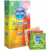 Skins Flavours 8 ks, ochutené latexové kondómy s nominálnou šírkou 55 mm