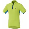 Dres krátky pánsky Shimano Polo Shirt zelený M