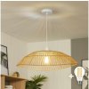 | Brilagi - LED luster na lanku CERIA BOHO 1xE27/40W/230V pr. 70 cm hnedá | EG300171+EG781098