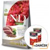 N&D Quinoa Grain Free Adult Medium & Maxi, Neutered, Duck, Broccoli & Asparagus 12 kg