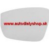 Škoda FABIA III 7/2018- sklo zrkadla s držiakom ľavé,vyhrievané